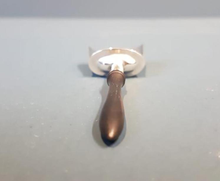 George III Silver Tea Scoop  - Image 3