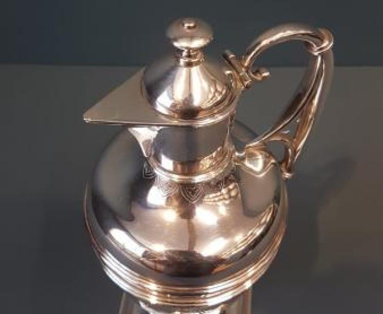 Large George V Silver Wine Ewer - Image 3