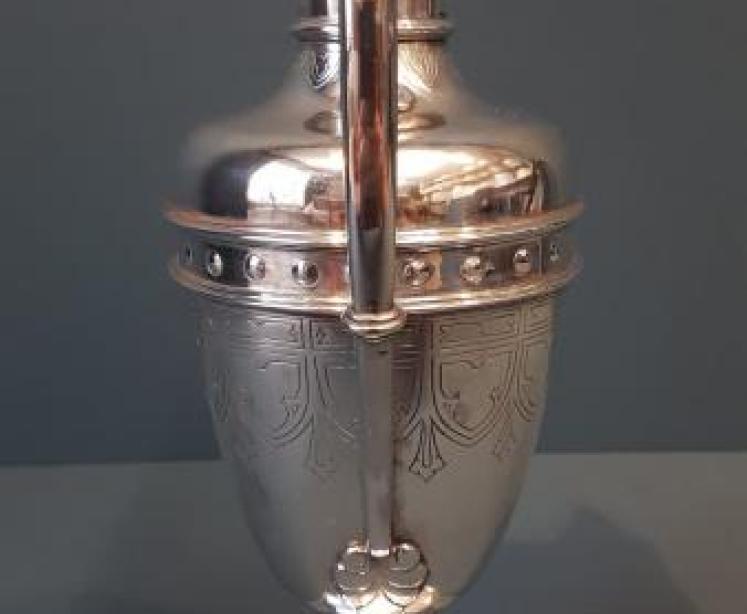 Large George V Silver Wine Ewer - Image 7