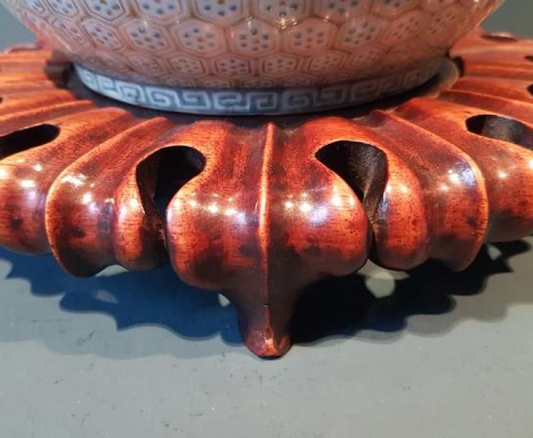 Edwardian Oriental Vase Lamp - Image 4