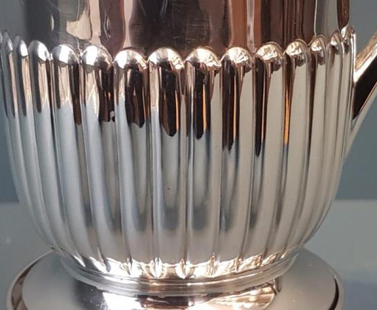 Victorian Solid Silver Biggin - Image 2