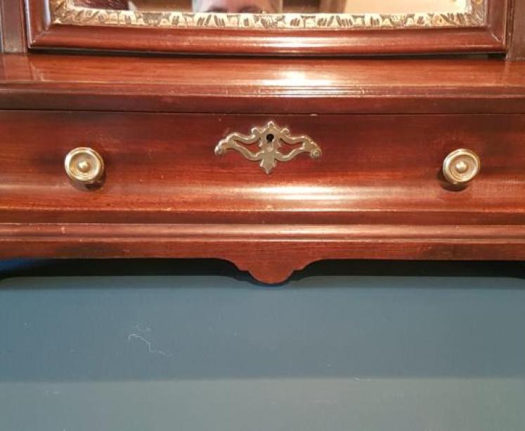 George III Mahogany Toilet Mirror - Image 4