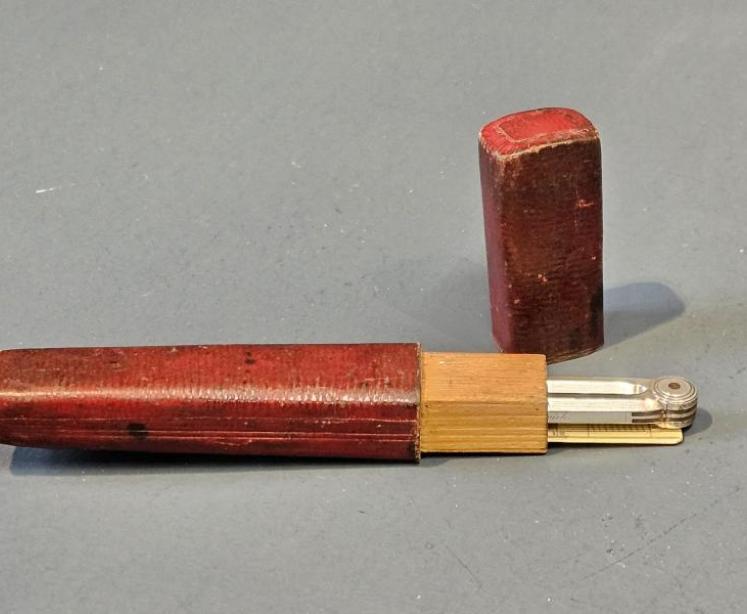 Early Victorian Silver Draughtsman Dividers  - Image 3