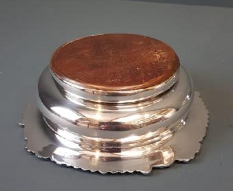 Matching Pair of Solid Silver Coasters  - Image 4