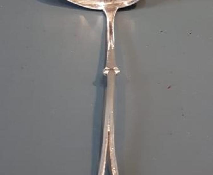 Pair of Silver Ladles by Georg Jensen - Image 2