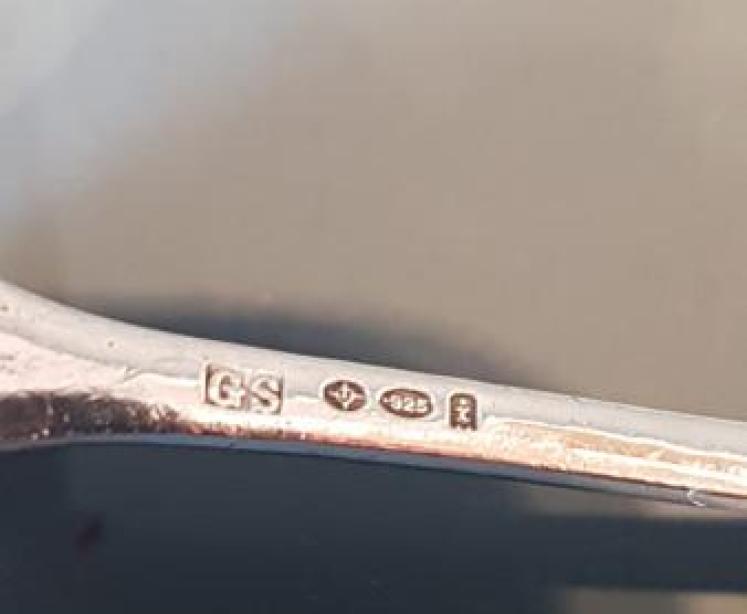 Pair of Silver Ladles by Georg Jensen - Image 7