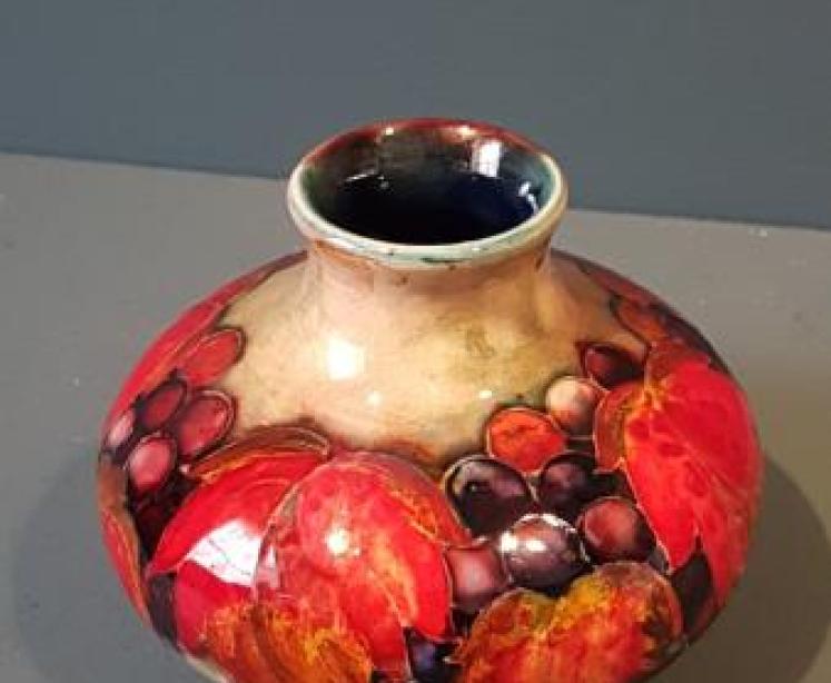 Moorcroft Leaf and Berries Flambe Vase - Image 4