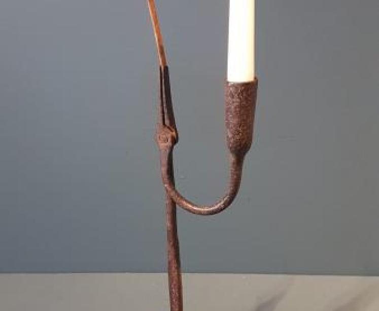 George II Rush Nip and Candle Stick - Image 1