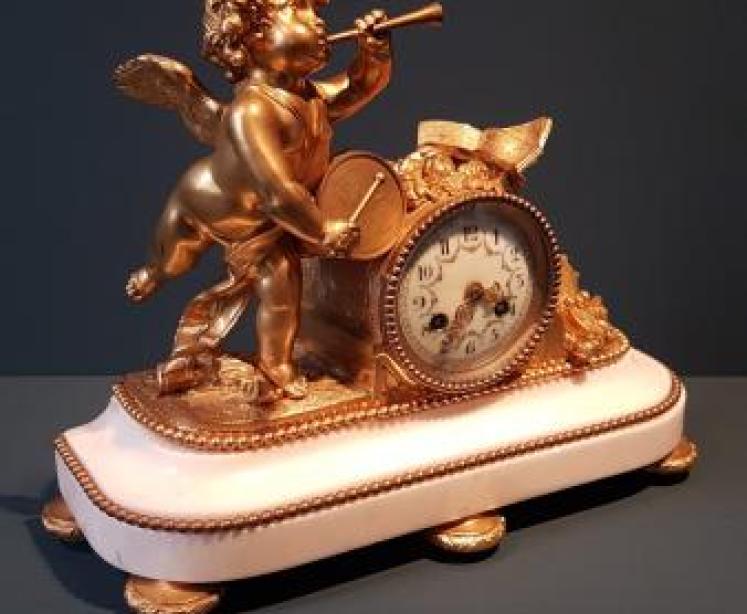 Fine Quality Victorian Ormolu Mantel Clock - Image 2