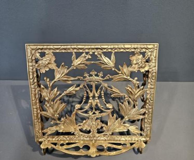 Victorian Brass Book Easel - Image 2