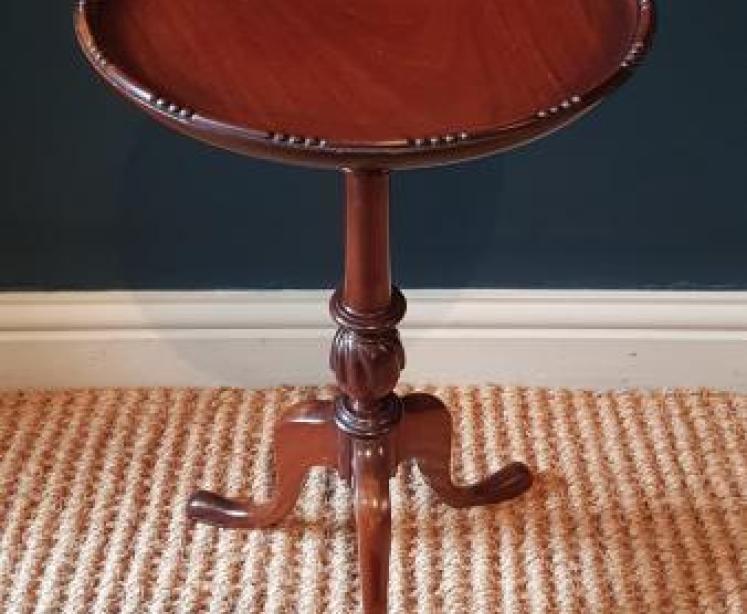 Quality Edwardian Mahogany Wine Table - Image 2