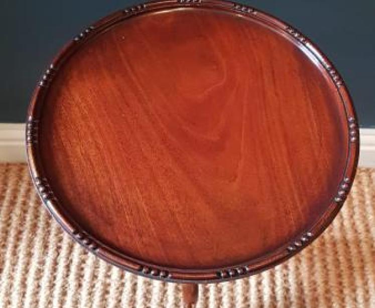 Quality Edwardian Mahogany Wine Table - Image 3