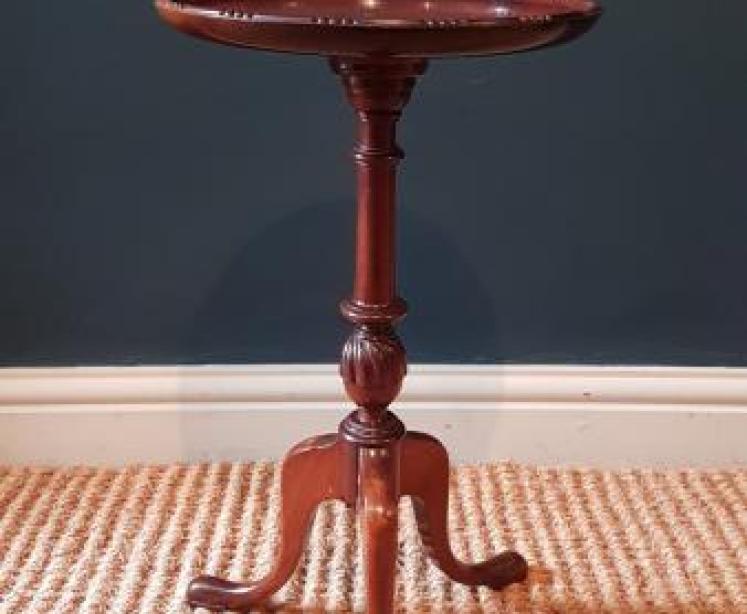 Quality Edwardian Mahogany Wine Table - Image 4