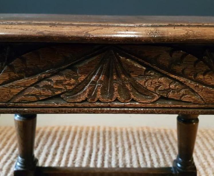 Victorian Oak Joint Stool - Image 4