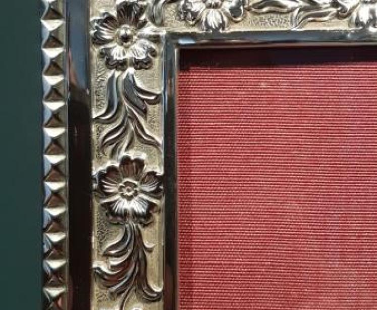 Large Victorian Silver Photo Frame - Image 5