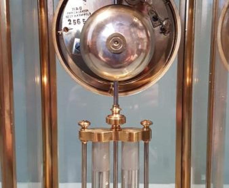 Victorian Four Glass Clock - Image 4