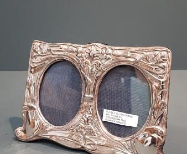 Art Nouveau Silver Photo Frame - Image 2