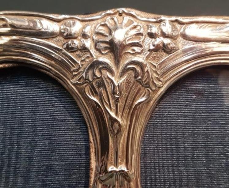 Art Nouveau Silver Photo Frame - Image 6
