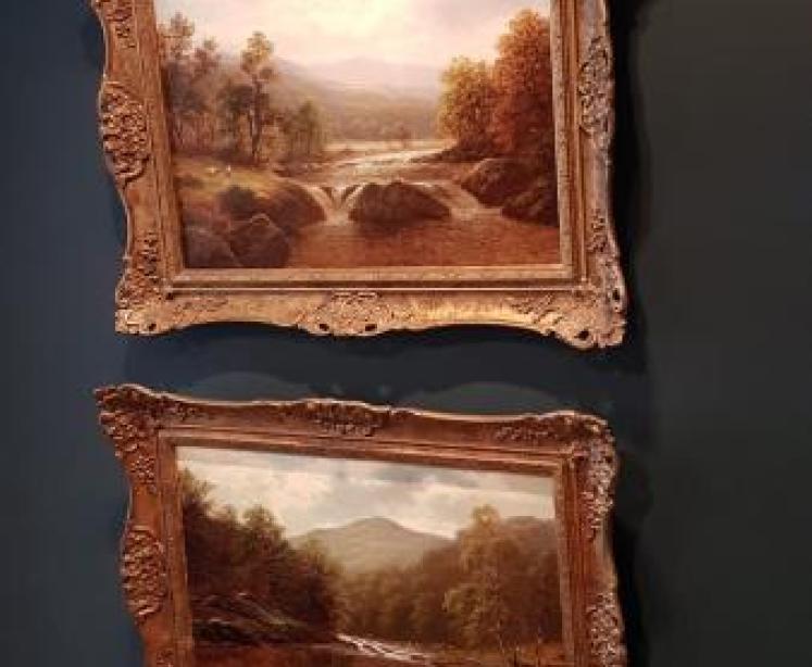 Pair of Oils on Canvas by William Mellor - Image 2