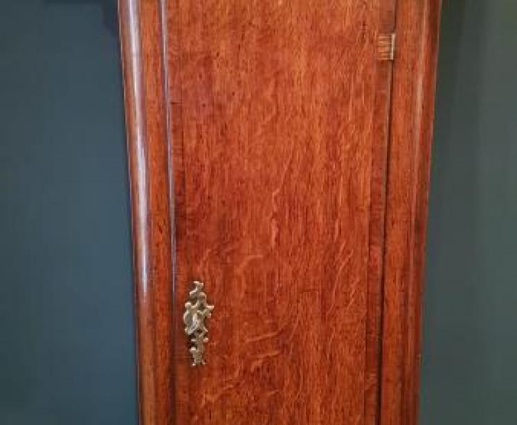 George III Oak Fisher of Preston Longcase Clock - Image 4