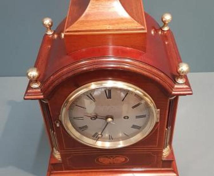 Russells Liverpool Double Fusee Bracket Clock - Image 5