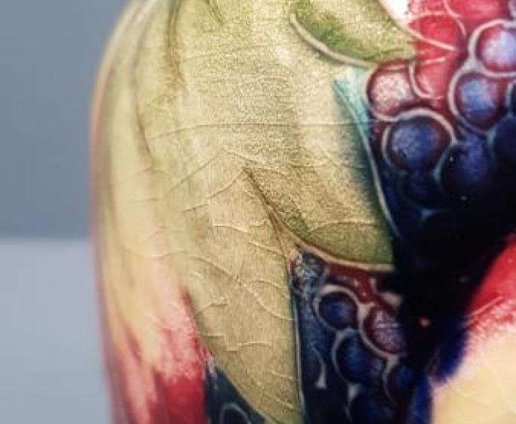 Moorcroft Leaf and Blackberries Vase - Image 3