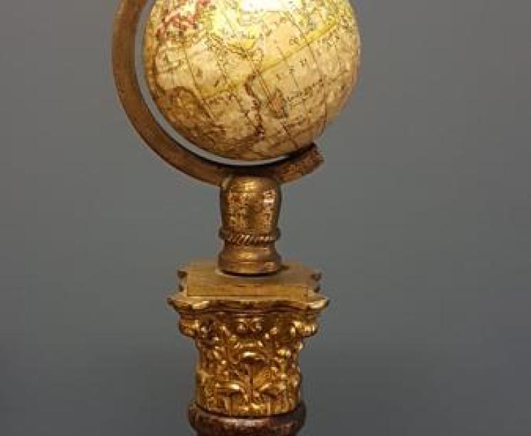 Matching Pair of Edwardian Terrestrial and Celestial Masonic Globes - Image 2