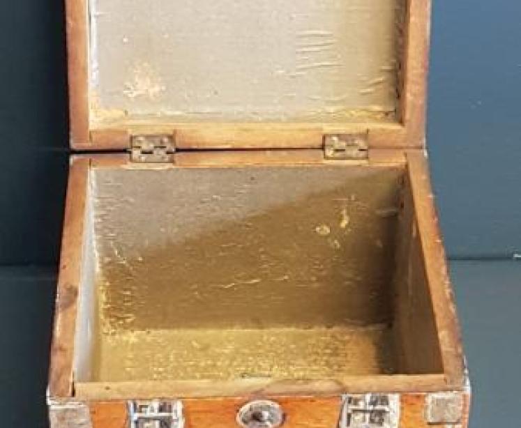 Early Victorian Boxwood Country House Tea Caddy - Image 4