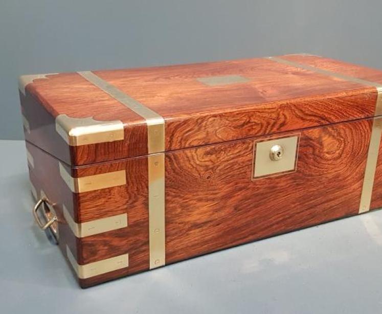 Large Victorian Rosewood Writing Slope - Image 1