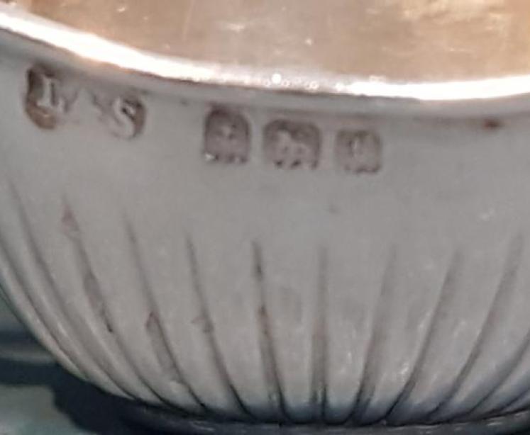 Rare Edwardian Miniature Silver Tea Set by Levi & Salaman - Image 3