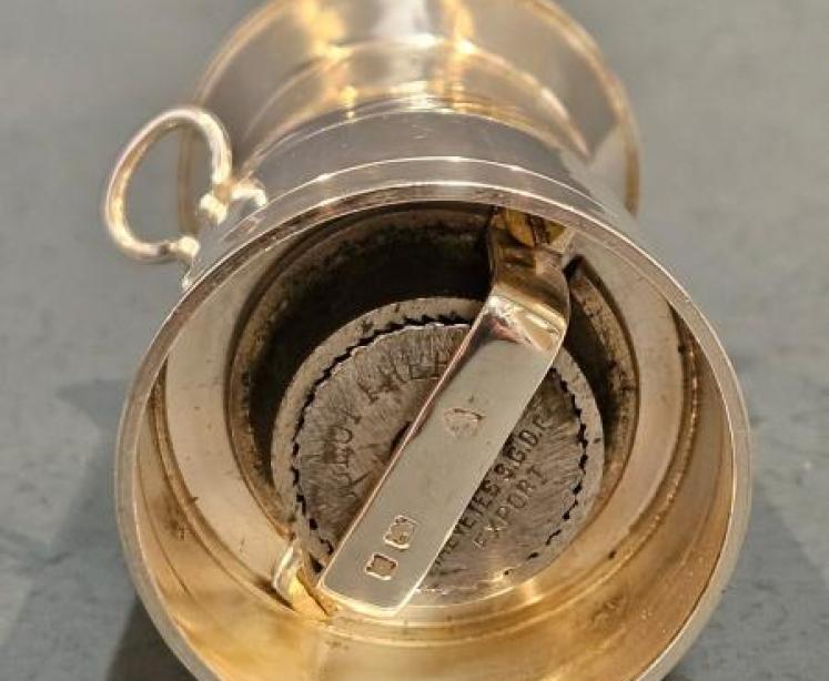 Silver Milk Churn Pepper Grinder  - Image 4