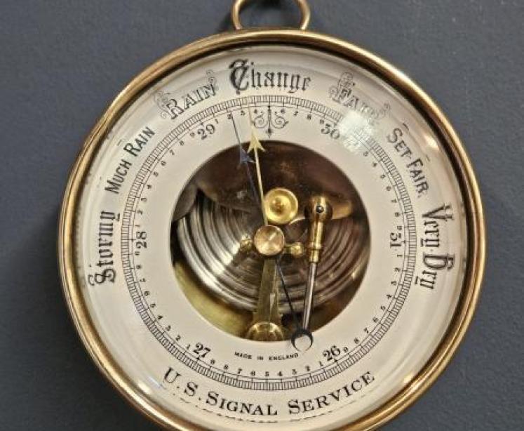 Edwardian US Signal Service Barometer  - Image 1