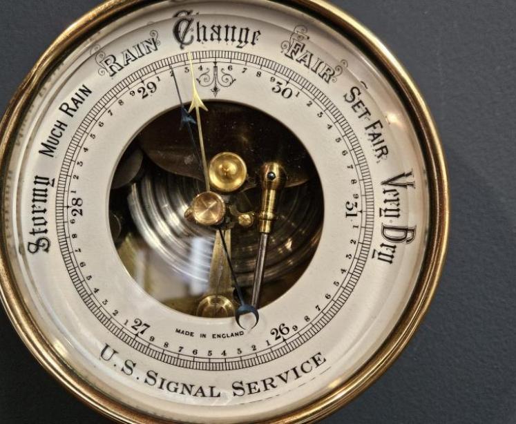 Edwardian US Signal Service Barometer  - Image 4