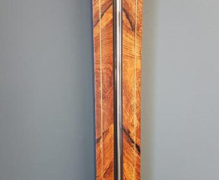Superb Regency Figured Rosewood Stick Barometer - Image 4