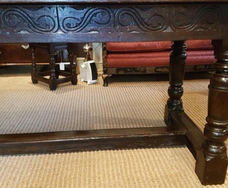 Early Period Oak 10 Seater Refectory Table c.1690  - Image 4
