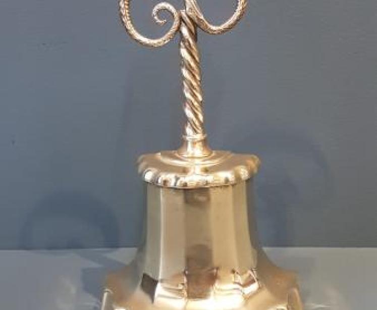 Early Victorian Brass Country House Door Stop - Image 1