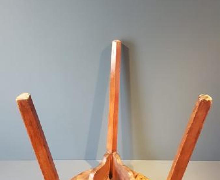 George IIl Ash Cricket Table - Image 5