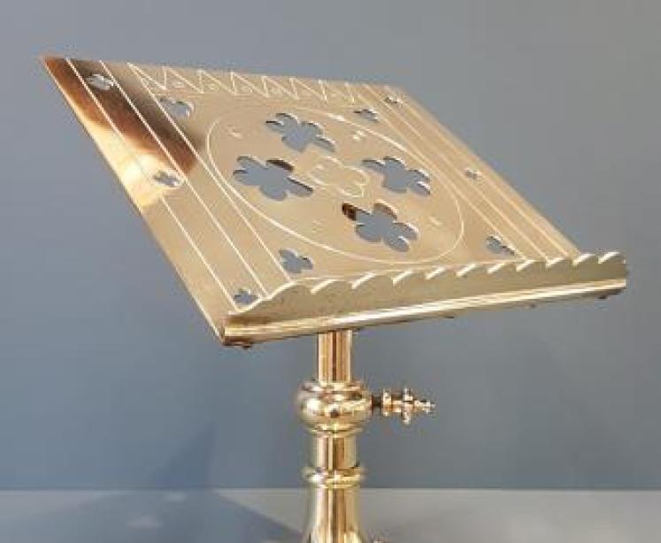 Victorian Cast Brass Book Lectern - Image 2