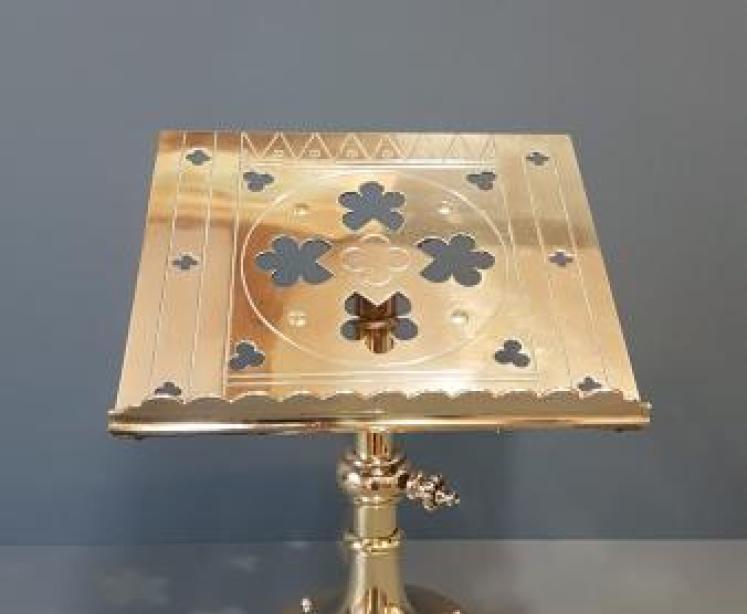 Victorian Cast Brass Book Lectern - Image 3