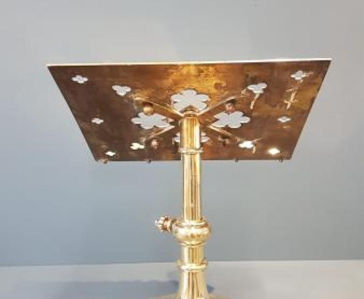 Victorian Cast Brass Book Lectern - Image 6