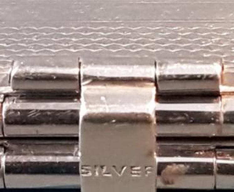 Unusual Solid Silver Folding Photo Book - Image 6