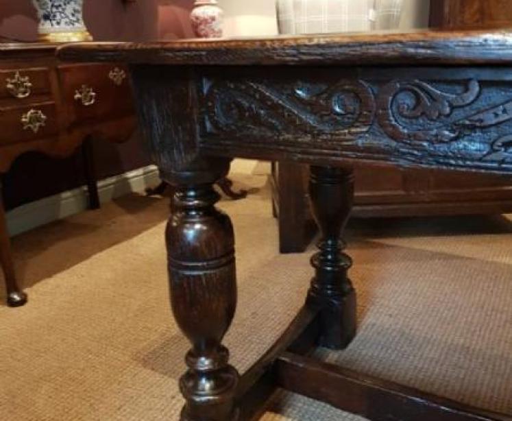 Period Oak Refectory Table - Image 7