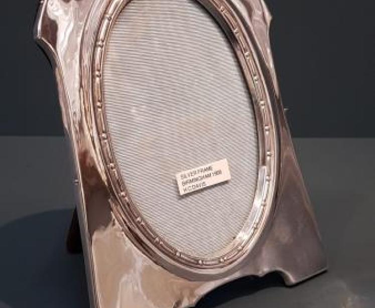 Edwardian Silver Photo Frame  - Image 5