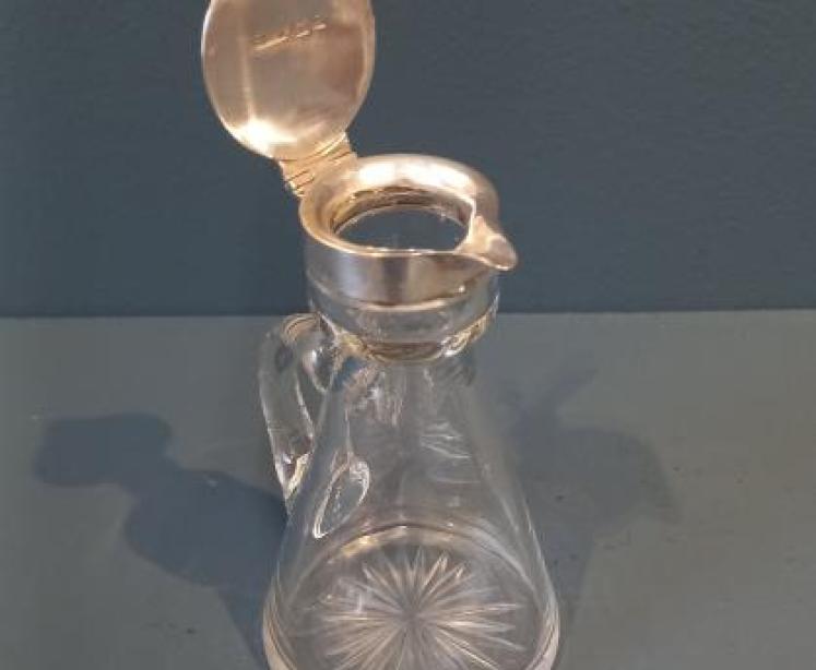 George V Period Silver Whisky Noggin Decanter - Image 2