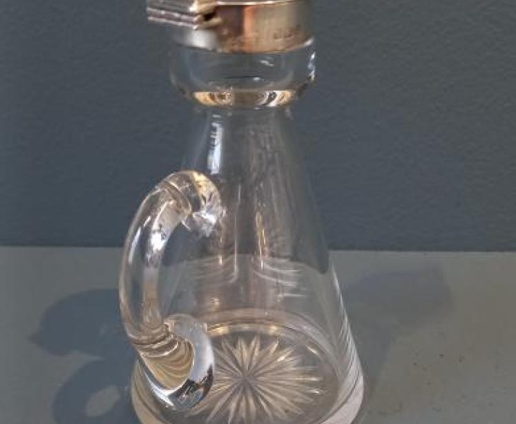 George V Period Silver Whisky Noggin Decanter - Image 5