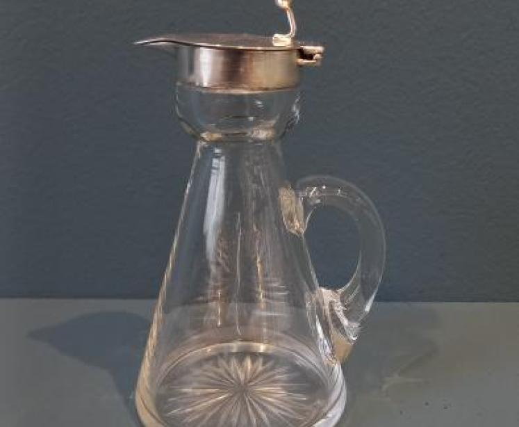 George V Period Silver Whisky Noggin Decanter - Image 7