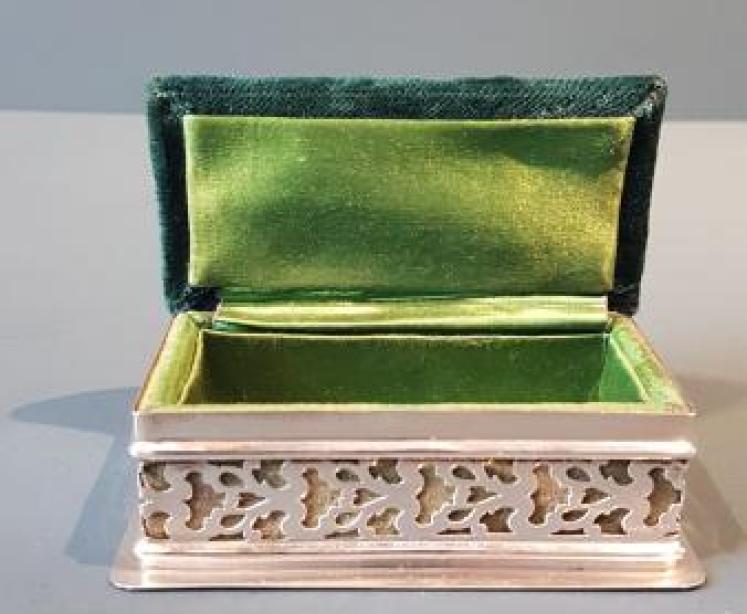 Silver Pin Cushion and Needle Box - Image 4