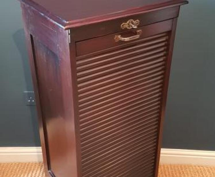 1920's Mahogany Fall Front File Cabinet - Image 5