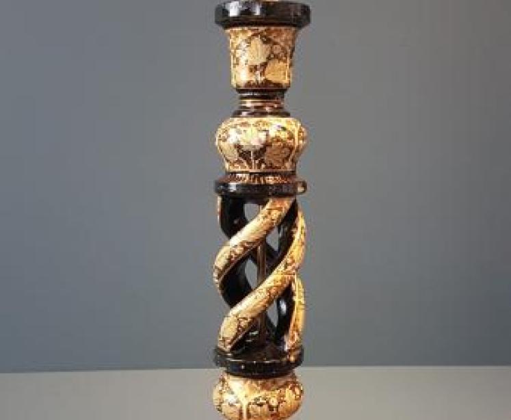 1920's Kashmiri Table Lamp - Image 1