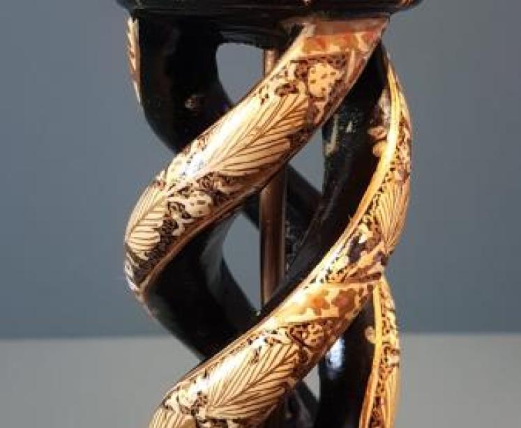 1920's Kashmiri Table Lamp - Image 4